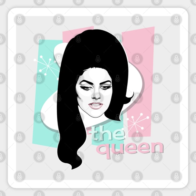 Priscilla Presley: The Queen Sticker by mandymouseketeer